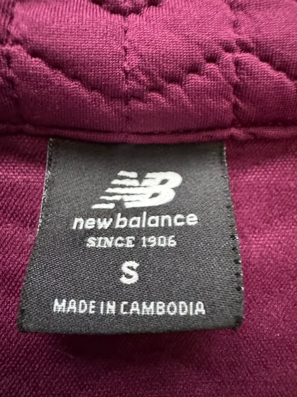 New Balance Heatloft Active Jacket Quilted Full-Zip Burgundy Size S - Picture 11 of 16
